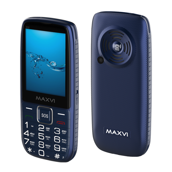 Купить Мобильный телефон Maxvi B32 blue